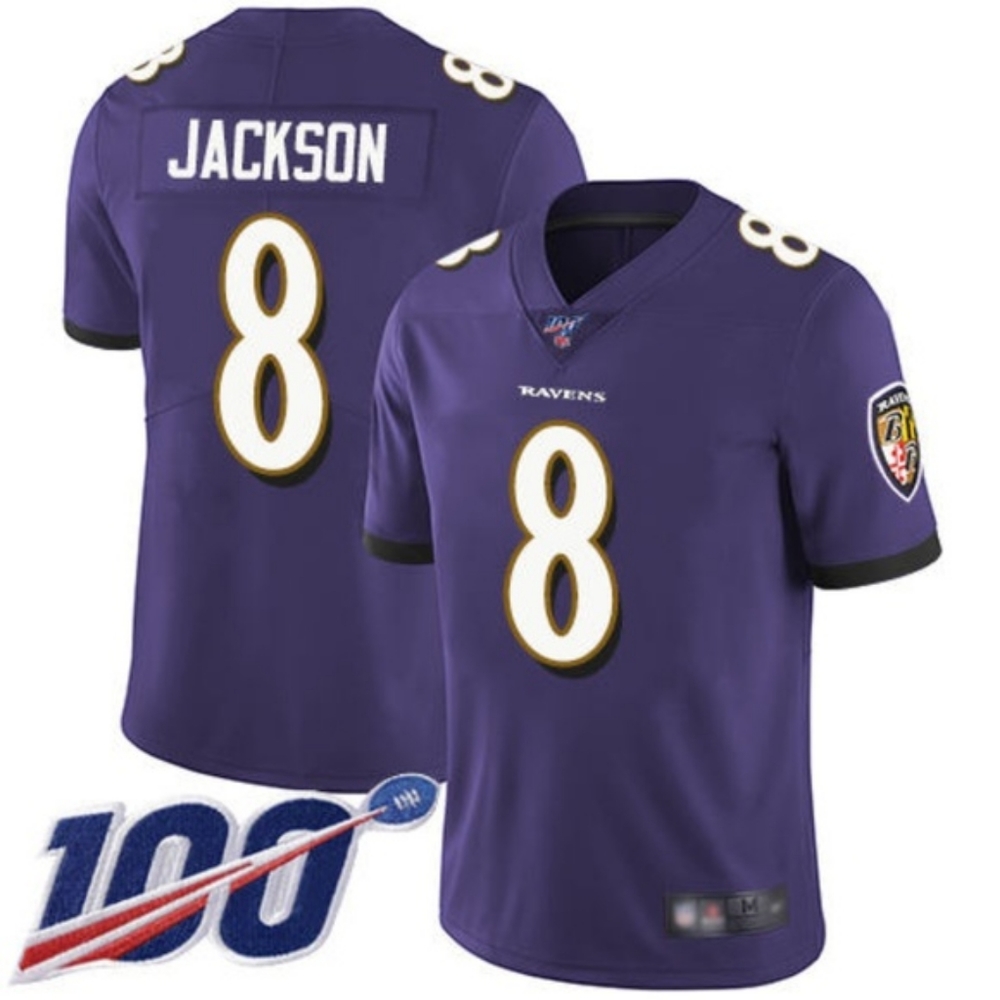 Lamar Jackson Home Purple Jersey